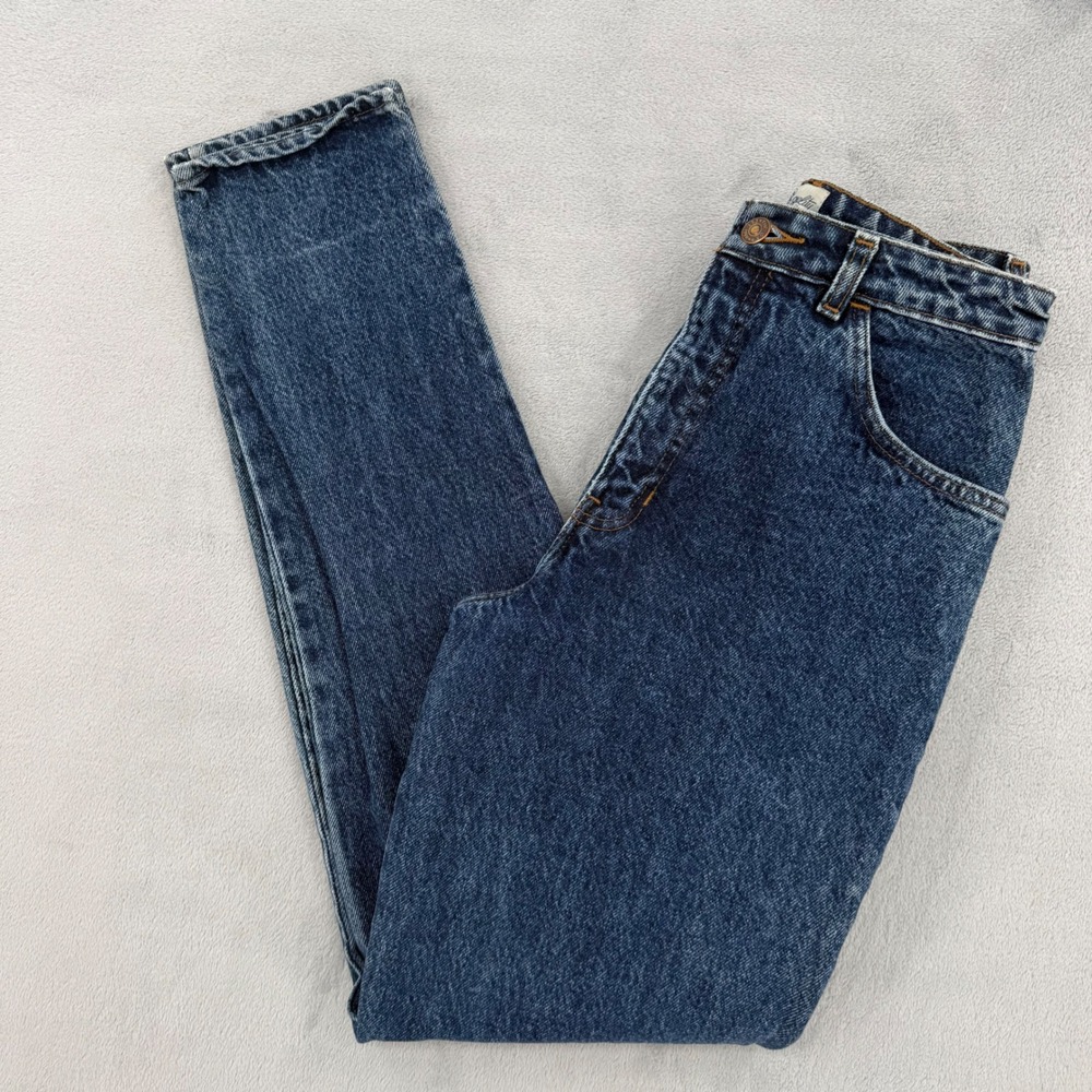 Vintage Gap Work Force Women Size 7/8 High Waisted Straight Leg Jeans USA Made